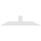 Ekena Millwork Portland Architectural Grade PVC Gable Bracket, 60"W x 15"H x 4"D x 6"F, 6/12 Pitch GBP060X15X0406POR00 - alternate 5
